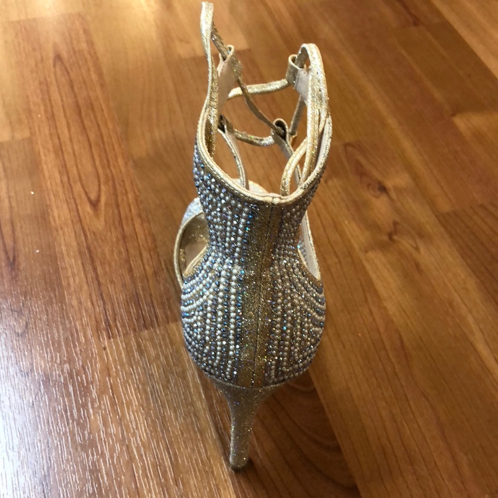 ⭐️SOLD OUT⭐️ Bella Luna high heels with champagne sequins - Picture 4 of 7